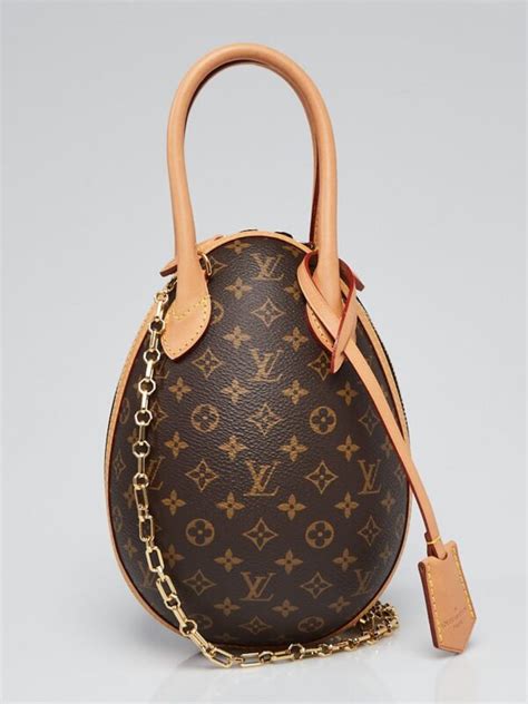 egg shaped lv bag|LOUIS VUITTON Monogram Egg Bag Black .